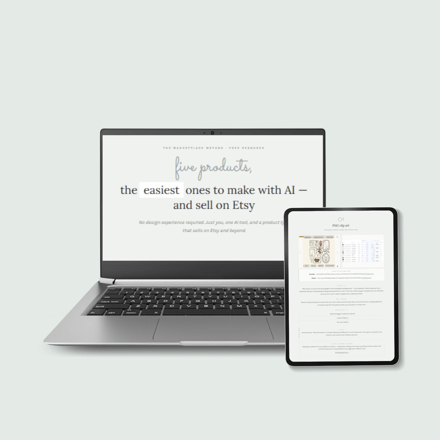 5 Easiest Digital Products